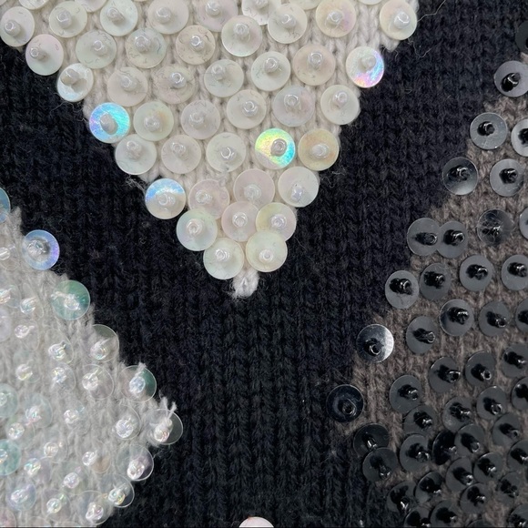 Alfred Dunner Vintage Diamond Sequin Sweater - Picture 12 of 12